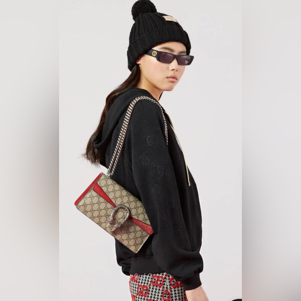 Gucci Dionysus GG Shoulder Bag with Strap